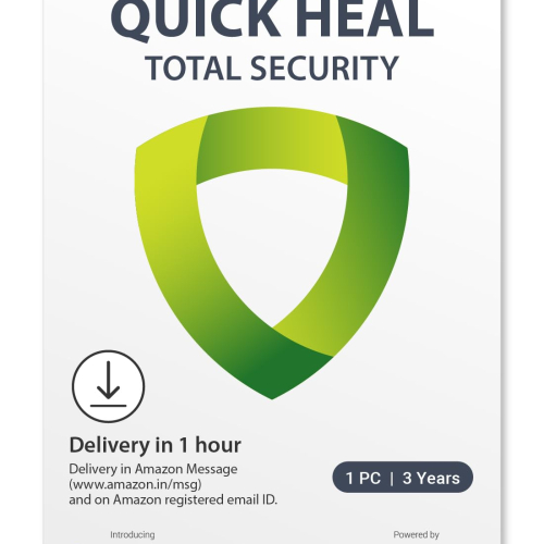 Quick Heal | Total Security | 1 User | 3 Years | AI Based Device Security for PC | Email Delivery in 1 Hour- No CD |