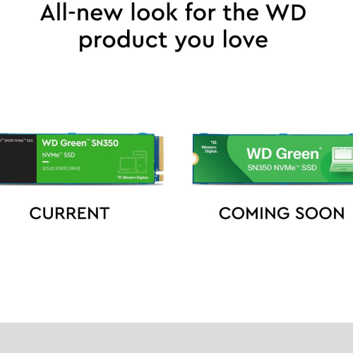 Western Digital Green Sn350 Pcie Gen 3 Nvme Ssd, 250Gb